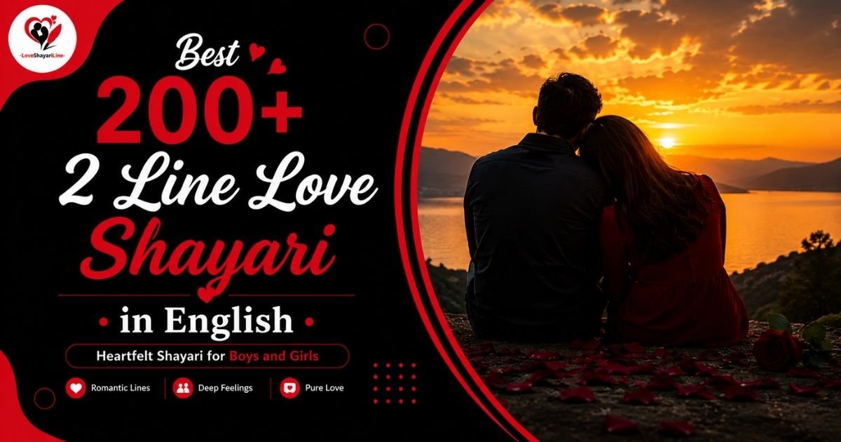 2 Line Love Shayari in English for Boys