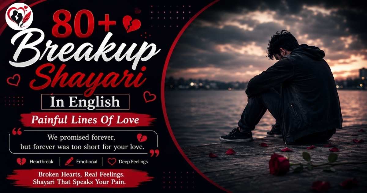 80+ Breakup Shayari In English