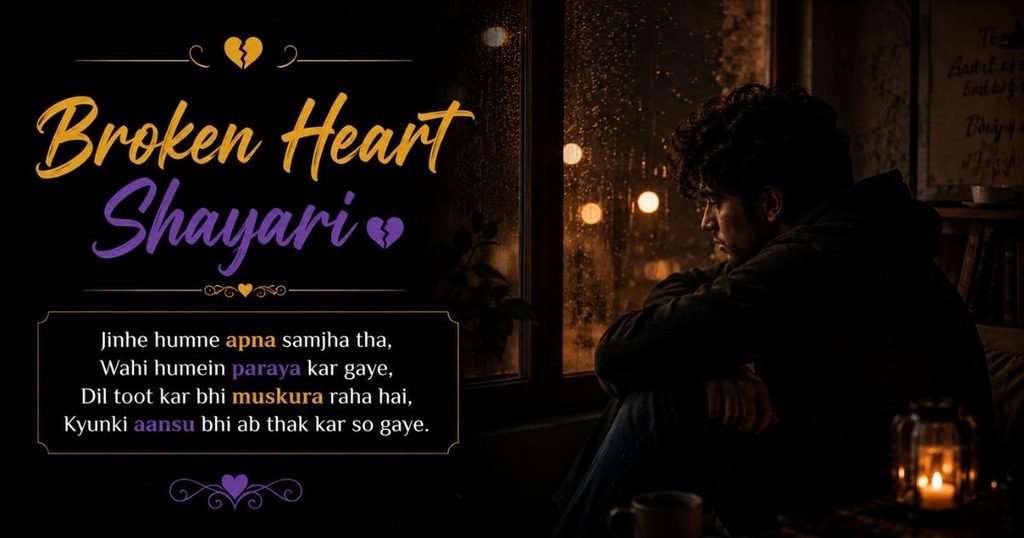 Broken Heart Shayari
