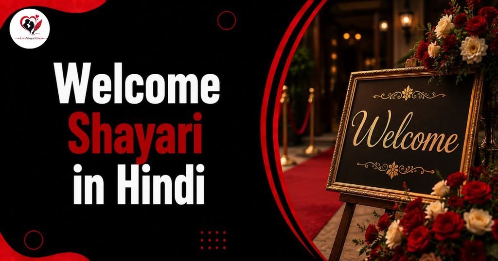 Welcome Shayari in Hindi