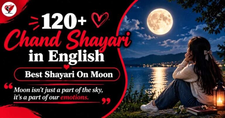 Chand Shayari in English