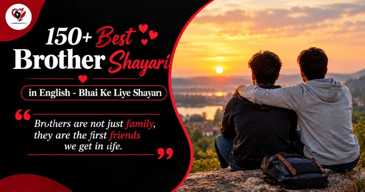 150+ Best Brother Shayari in English Bhai Ke Liye Shayari