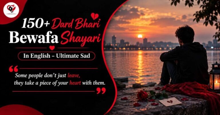 150 Dard Bhari Bewafa Shayari In English