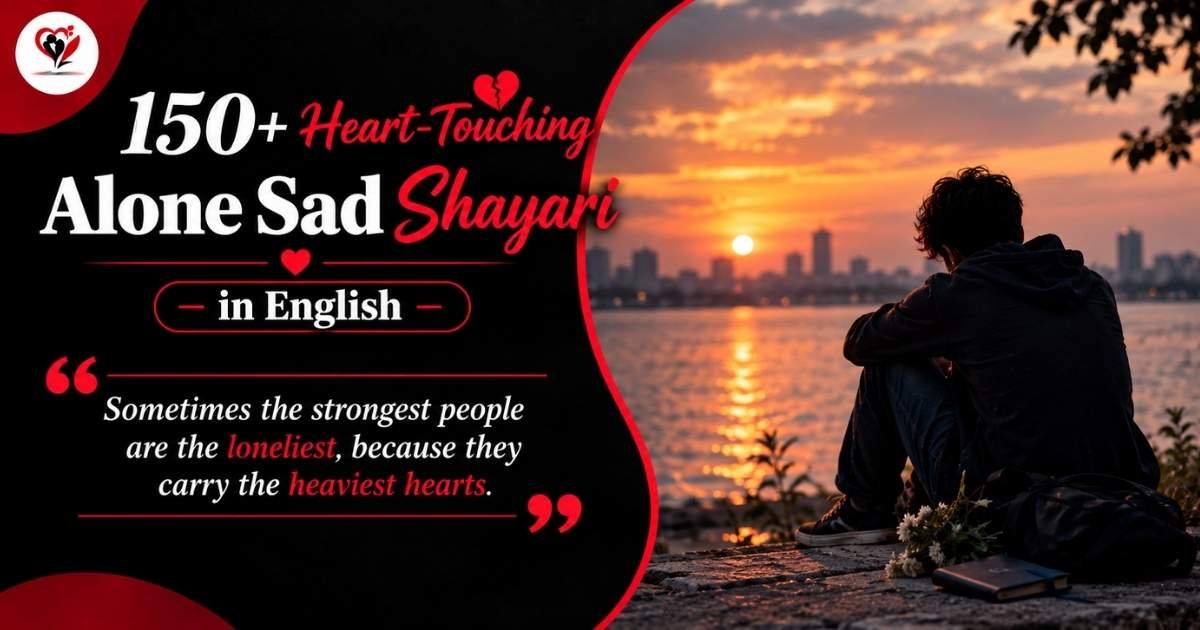 150+ Heart-Touching Alone Sad Shayari in English