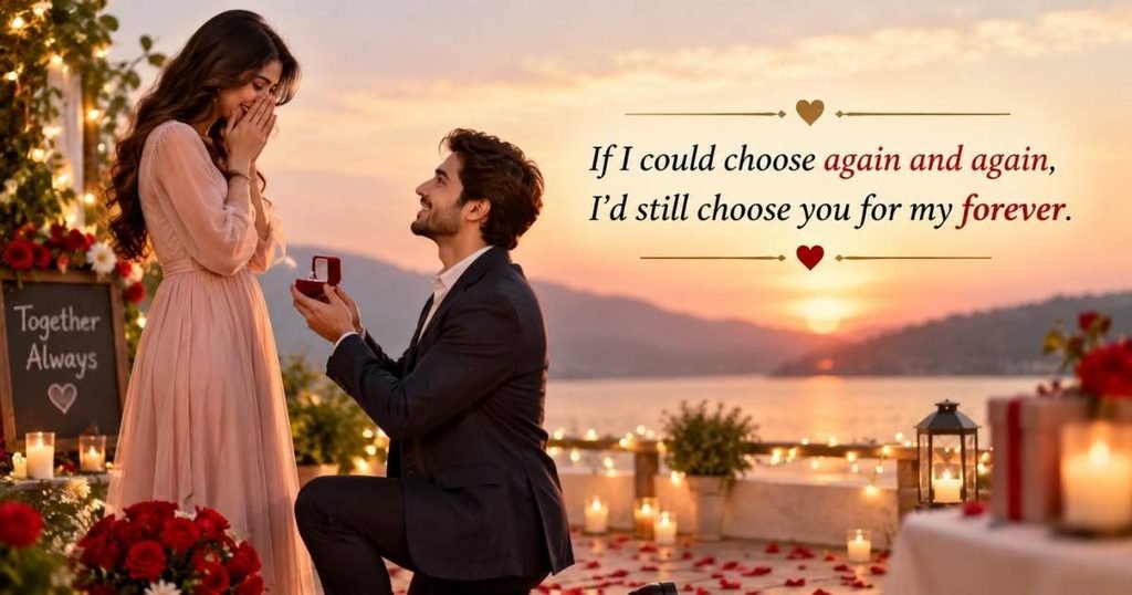 2 Line Propose Shayari in English