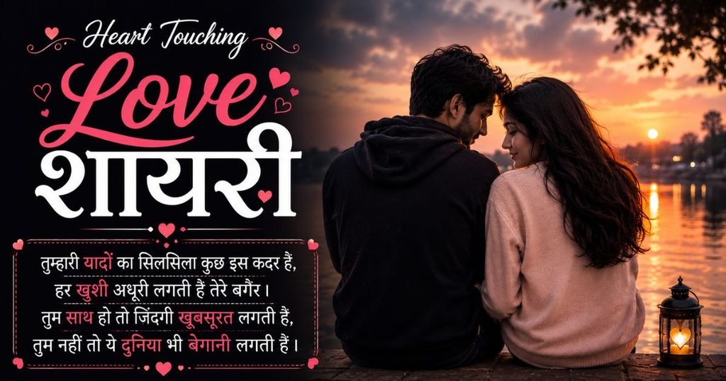 Heart Touching Love Shayari In Hindi