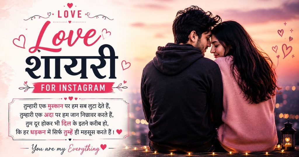 Love Shayari For Instagram