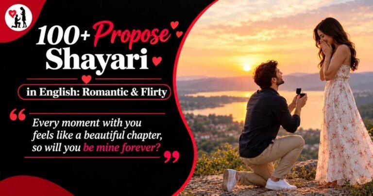 Propose Shayari in English