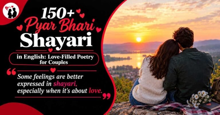 Pyar Bhari Shayari in English