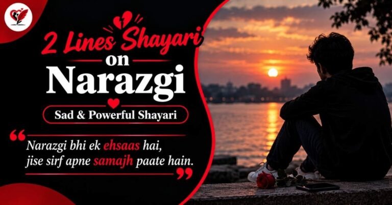Shayari on Narazgi in English