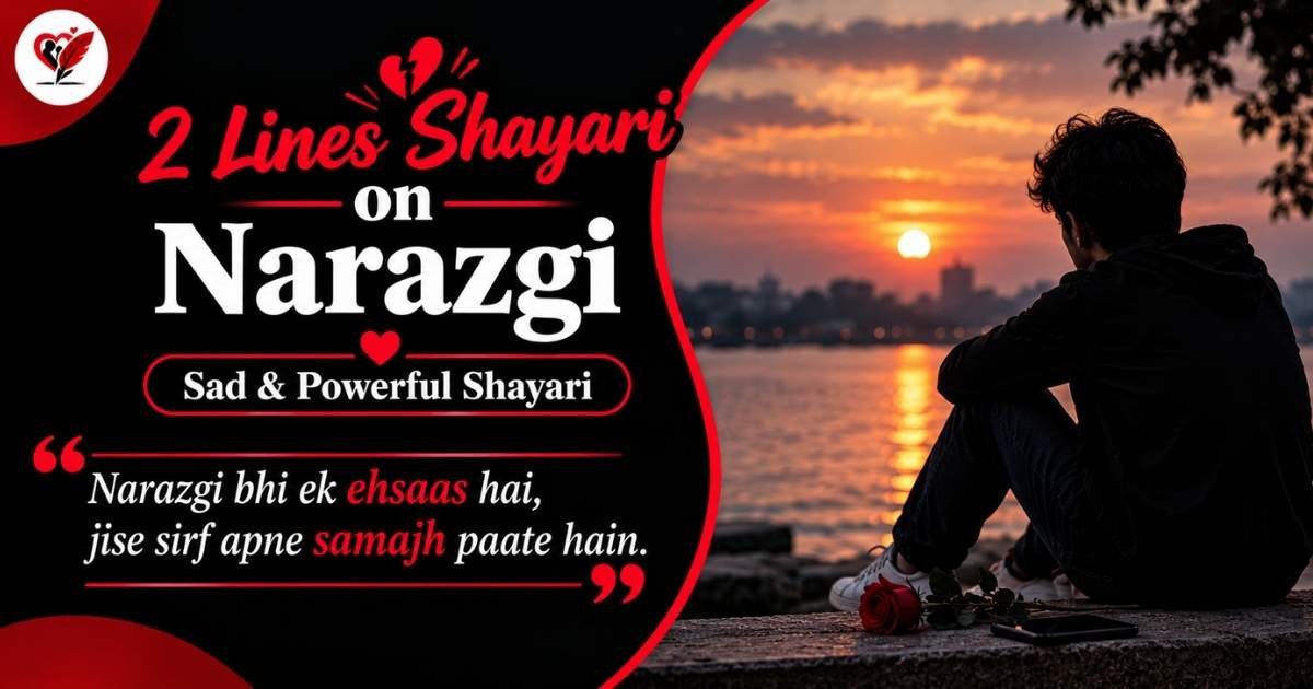 Shayari on Narazgi in English