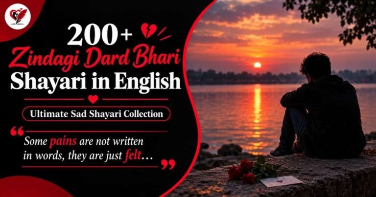 Dard Bhari Shayari in English